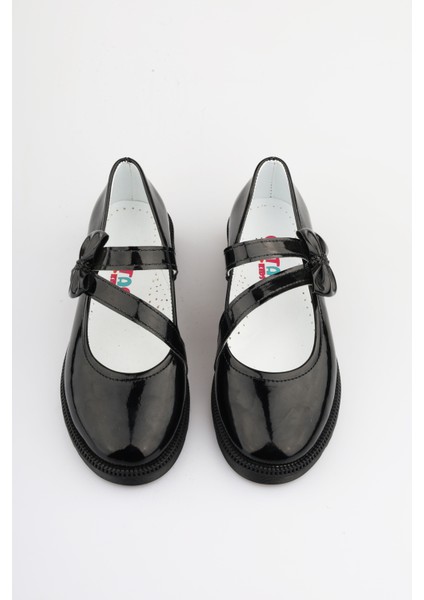 Kız Çocuk Babet Siyah Kız Çocuk Babet Kız Çocuk Okul Ayakkabısı Kız Çocuk Ayakkabı Yeni Sezon