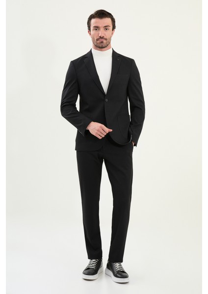 Çizgili Slim Fit Torba Cep Mono Yaka Ipli Erkek Takım Elbise modelleri