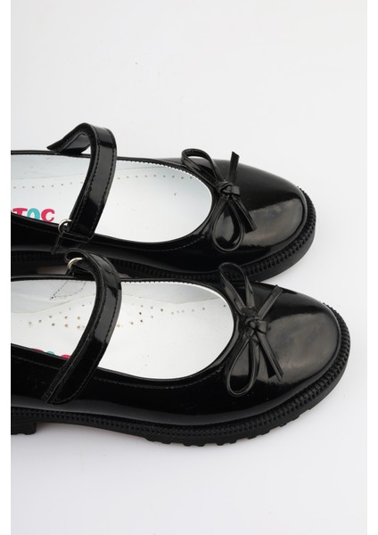 Kız Çocuk Babet Siyah Kız Çocuk Babet Kız Çocuk Okul Ayakkabısı Kız Çocuk Ayakkabı Yeni Sezon