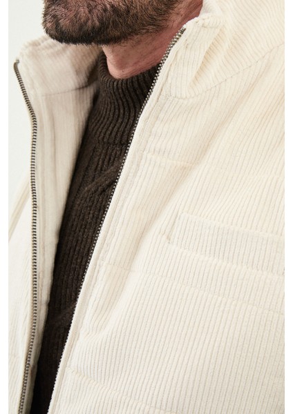 Düz Slim Fit Dik Yaka Kadife Erkek Yelek fiyatları