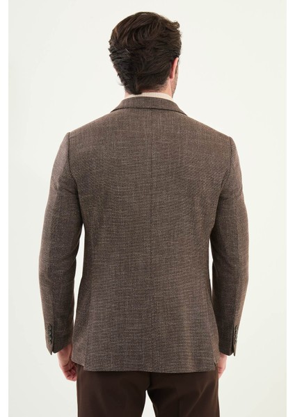 Kırçıllı Slim Fit Torba Cep Mono Yaka Erkek Ceket indirimleri