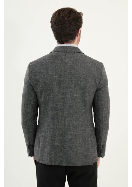 Kırçıllı Slim Fit Torba Cep Mono Yaka Erkek Ceket indirimleri