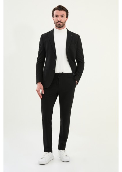 Çizgili Slim Fit Torba Cep Mono Yaka Erkek Ceket modelleri