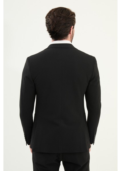 Çizgili Slim Fit Torba Cep Mono Yaka Erkek Ceket indirimleri