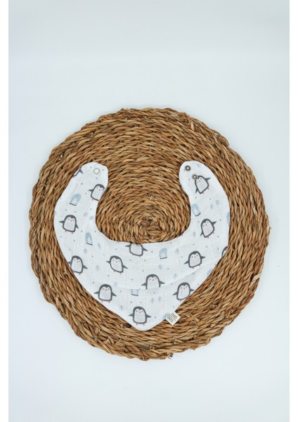 5'li Yumuşacık %100 Pamuk Müslin Bebek Salya Mama Önlüğü 0-18 Ay fırsatları