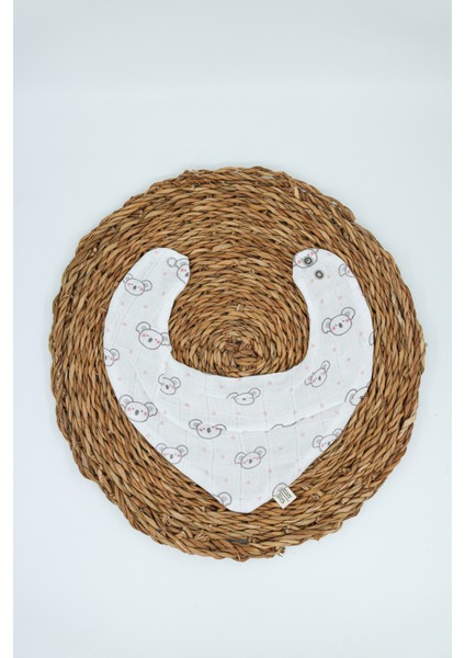 5'li Yumuşacık %100 Pamuk Müslin Bebek Salya Mama Önlüğü 0-18 Ay indirimleri