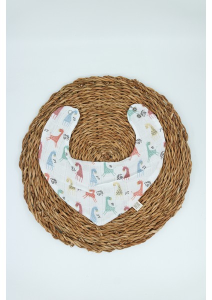 5'li Yumuşacık %100 Pamuk Müslin Bebek Salya Mama Önlüğü 0-18 Ay modelleri