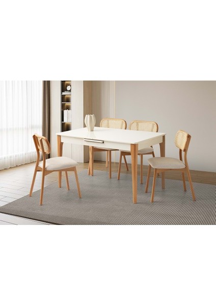 Mobilgen (Sadece Masa) Aytaşı Zarif 130+30 Açılabilir Masa