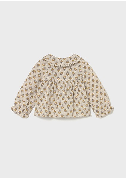 Sarı Fırfırlı Yaka Kız Bebek Bluz 2114 fiyatları