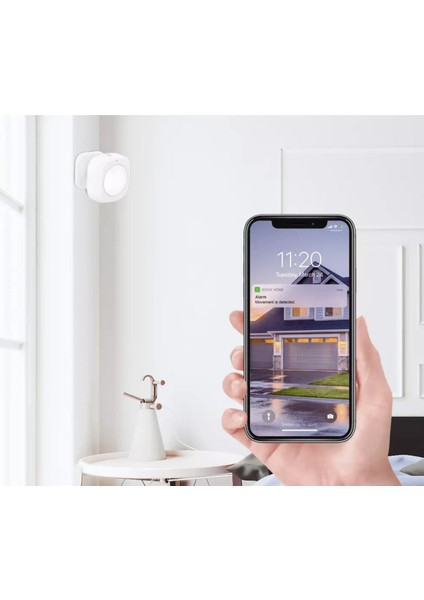Zigbee MD100 Tuya Destekli Akıllı Uygulamalarla Uyumlu Smart Pır Hareket Sensörü