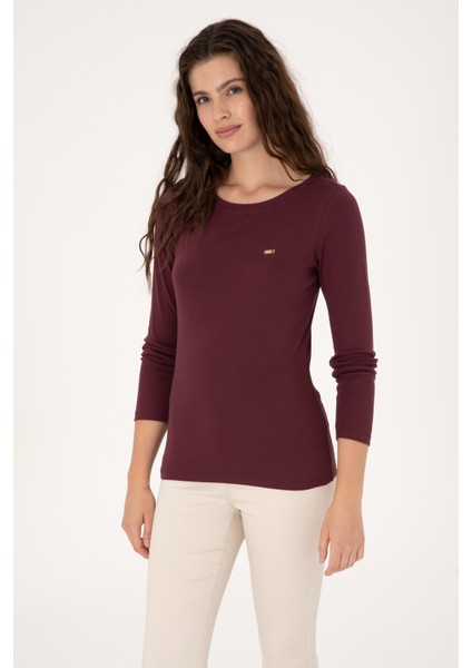 Kadın Plum Sweatshirt 50315419-VR177 modelleri