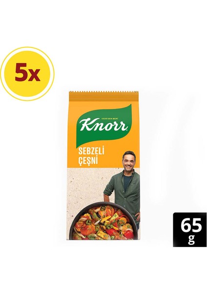Sebzeli Çeşni 65G X5 Adet
