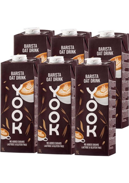 Glutensiz Barista Yulaf Içeceği 6X1L