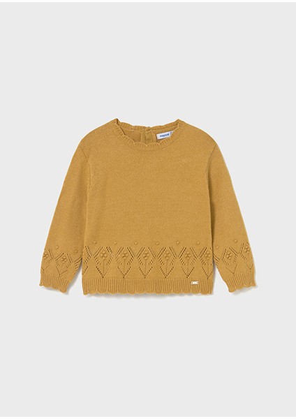 Sarı Kız Bebek Ajurlu Kazak 2353 fiyatları