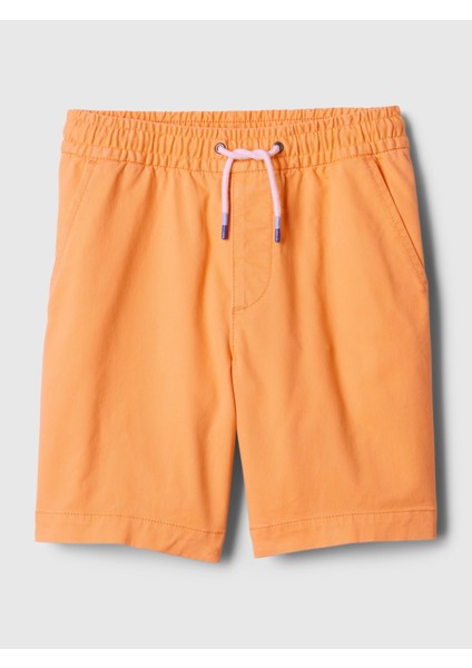Erkek Çocuk Turuncu Twill Easy Şort modelleri