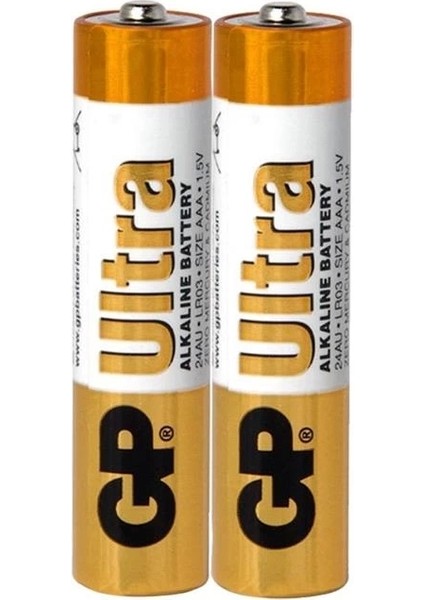 24AU-2U2 Alkalin Ince Aaa Kalem Pil 2'li modelleri