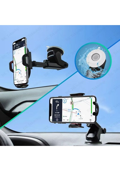 360 Derece Ayarlanabilir Vantuzlu Araç Içi Telefon Tutucu fiyatları