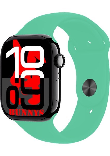 Samsung Galaxy S24 Uyumlu Su Yeşili Akıllı Saat WATCH10 2025 Hediyeli Amoled Ekran