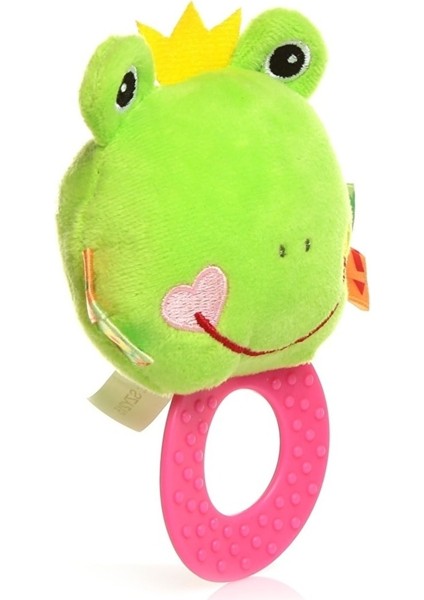 Renkli Çıngıraklı Dişlik Kurbağam, Eğlenceli ve Güvenli Bebek Oyuncağı modelleri
