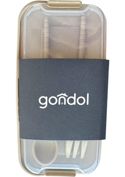 Layer Lunch Box Kilitli Kat Kat Beslenme Kutusu Çatal Kaşıklı Taşınabilir indirimleri