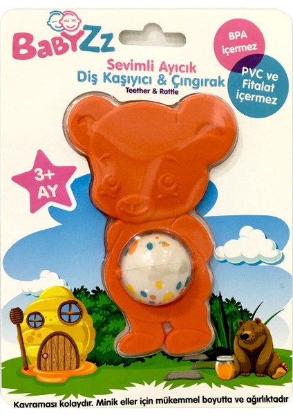 Sevimli Ayıcık Diş Kaşıyıcı ve Çıngırak, Bebek Bakım ve Kozmetikte Renkli Keyif fırsatları
