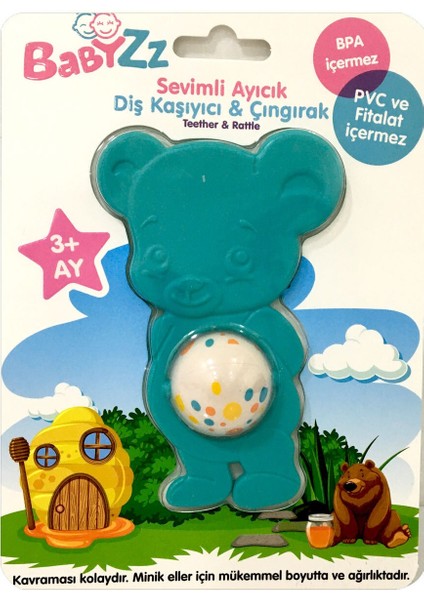 Sevimli Ayıcık Diş Kaşıyıcı ve Çıngırak, Bebek Bakım ve Kozmetikte Renkli Keyif indirimleri