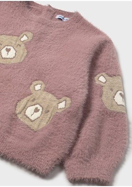 Pembe Kız Bebek Kürklü Kazak 2356 modelleri