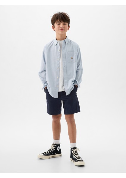 Erkek Çocuk Lacivert Twill Easy Şort