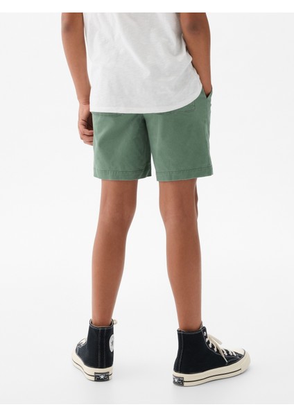 Erkek Çocuk Yeşil Twill Easy Şort fırsatları