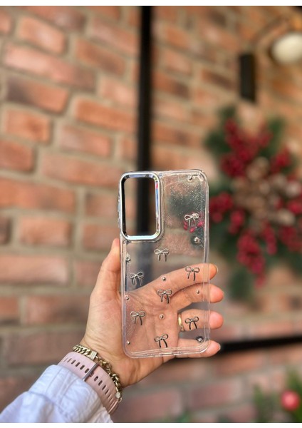 Samsung Galaxy A16 5g Uyumlu Fiyonk ve Incili Kaliteli Şeffaf Kılıf - Kırılmaz Cam Hediyeli fiyatları