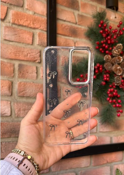 Samsung Galaxy A16 5g Uyumlu Fiyonk ve Incili Kaliteli Şeffaf Kılıf - Kırılmaz Cam Hediyeli modelleri