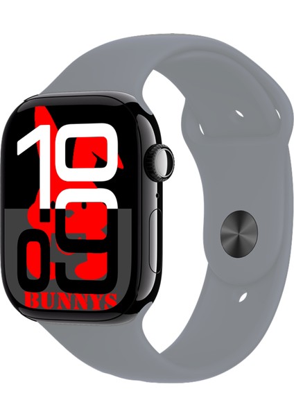 Poco M3 Uyumlu Gri Akıllı Saat WATCH10 2025 Hediyeli Amoled Ekran