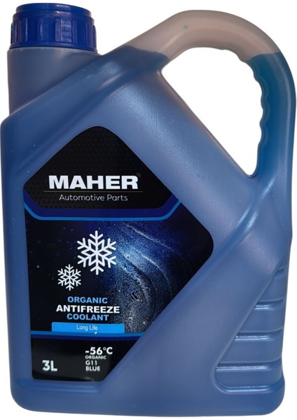 Antifiriz Mavi Organik -56 Derece 3 Litre