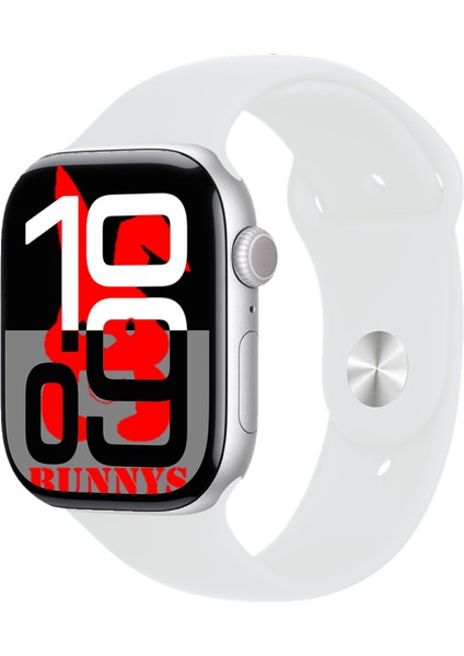 Omix X400 Uyumlu Beyaz Akıllı Saat WATCH10 2025 Hediyeli Amoled Ekran