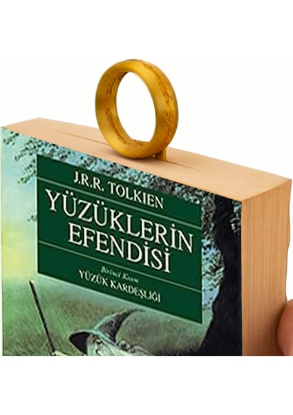 Yüzüklerin Efendisi Yüzük Tasarımlı Kitap Ayracı | 3D Baskı, Koleksiyonluk & Hediye