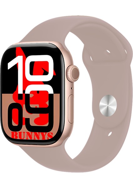 Poco X3 Uyumlu Gül Akıllı Saat WATCH10 2025 Hediyeli Amoled Ekran