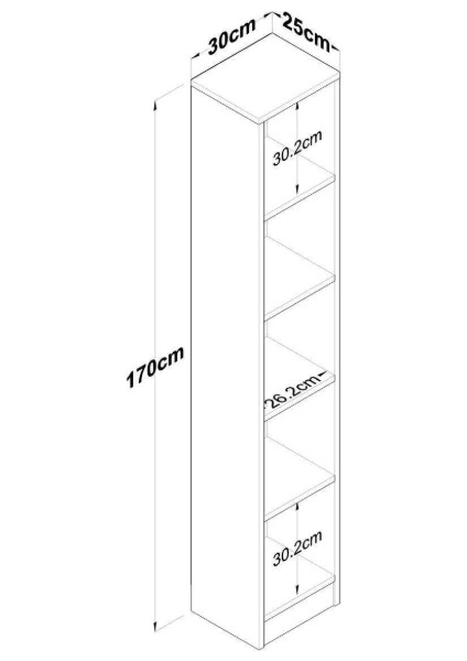 5 Raflı Kitaplık – %100 Mdf – Modern Dekoratif Raf Ünitesi – Çok Amaçlı Kitap, Dosya ve Dekor Düzenleyici – Ev ve Ofis Kullanımına Uygun fiyatları