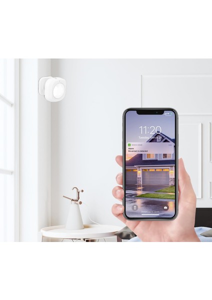 R7046-V2 Zigbee Smart Pır 110° Hareket Sensörü – Akıllı Telefon Uyumlu, Wifi Bağlantılı