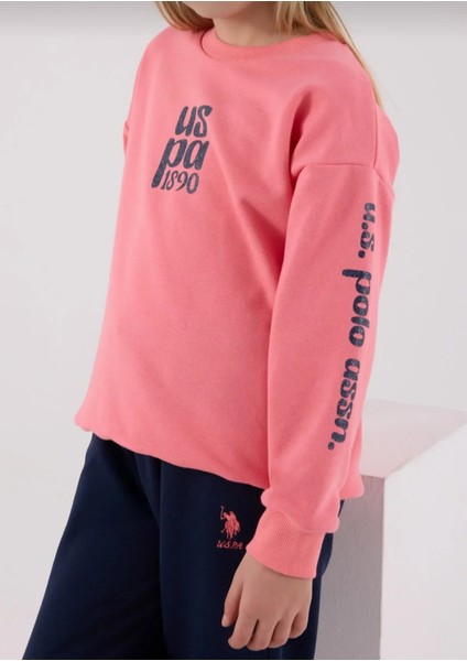U.s. Polo Assn Kız Çocuk Pembe Eşofman Takımı indirimleri