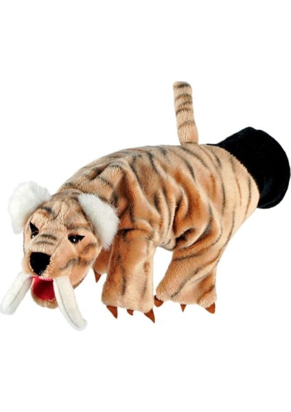 Lacivert Renkli Çocuk El Kuklası Keskin Diş ile Eğlence Dolu Anlar