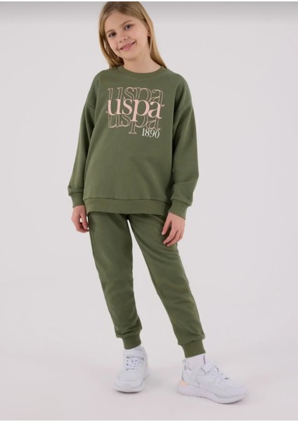 U.s. Polo Assn Kız Çocuk Haki Eşofman Takımı fiyatları