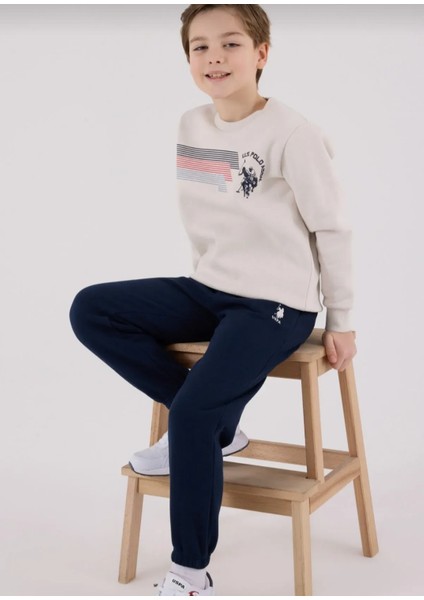 U.s. Polo Assn Erkek Çocuk Bej Eşofman Takımı