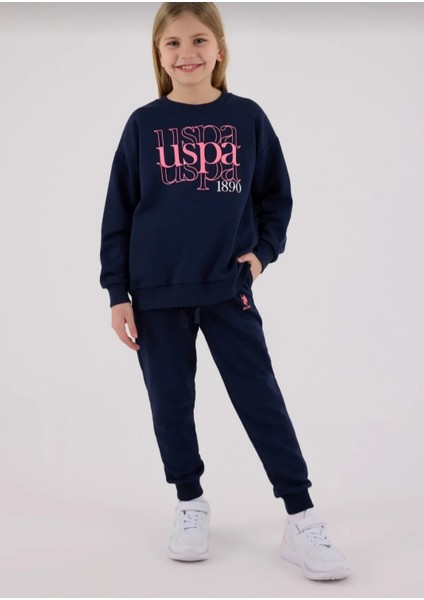 U.s. Polo Assn Kız Çocuk Lacivert Eşofman Takımı