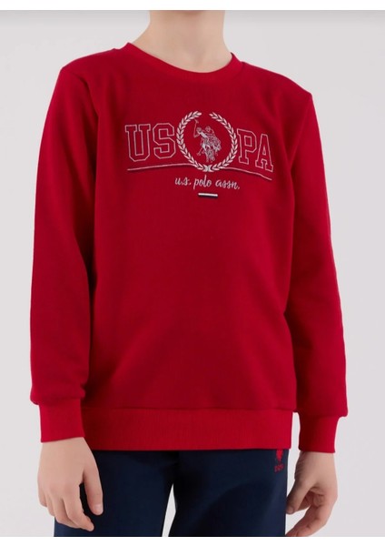 U.s. Polo Assn Erkek Çocuk Kırmızı Eşofman Takımı modelleri