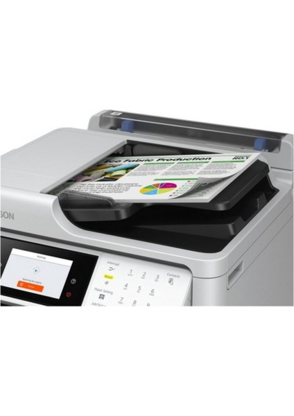 Wi-Fi, Ethernet, USB ve Mobil Baskı Desteği Workforce Pro Müreekep Püskürtmeli Yazıcı WF-M5899DWF + 1 Paket A4 Hediye