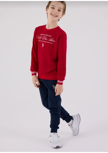 U.s. Polo Assn Erkek Çocuk Kırmızı Eşofman Takımı fiyatları