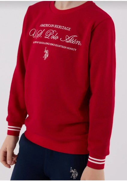 U.s. Polo Assn Erkek Çocuk Kırmızı Eşofman Takımı fırsatları