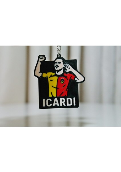 Icardi Çift Taraflı Taraftar Anahtarlık modelleri