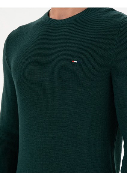 Erkek Koyu Yeşil Kazak /Triko 50298282-VR079