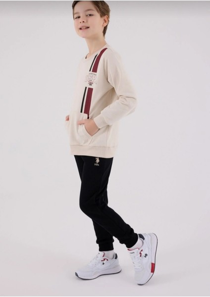 U.s. Polo Assn Erkek Çocuk Bej Eşofman Takımı modelleri